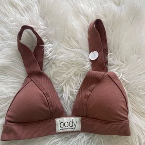 Skims alike cotton plunge bralette from BODY